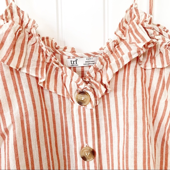 ☀️Zara retro ruffle top ☀️ - Picture 2 of 6